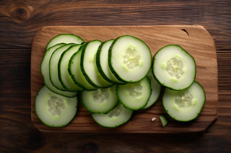 Cucumber slices